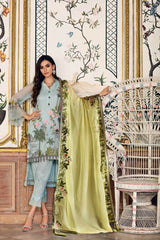 Chimmer by Charizma Embroidered Chiffon 100% Original