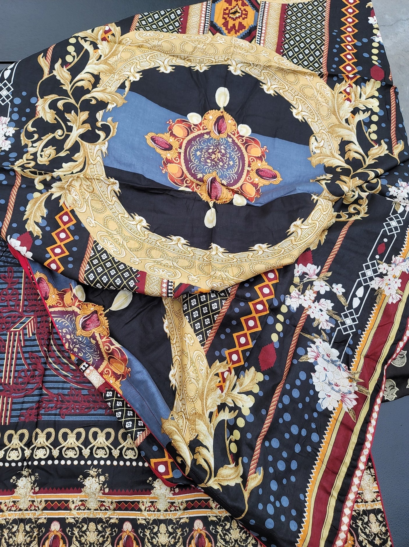 Pakistani Stitched Embroidery Lawn Suit Ready To Ship