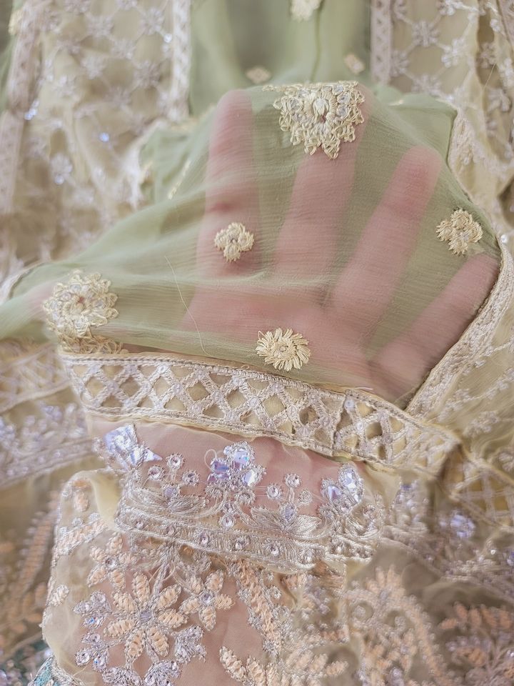 Pakistani Stitched Embroidery Party Wear Dresses Ready To Ship