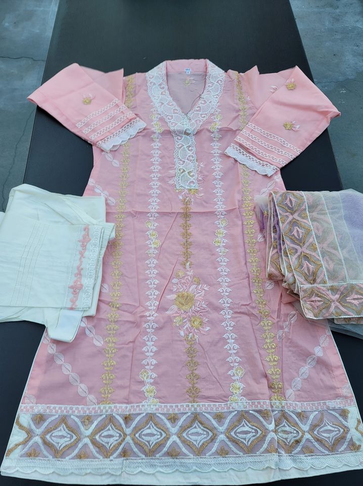 Pakistani Stitched Embroidery Lawn Ready To Ship