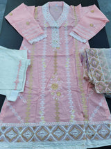 Pakistani Stitched Embroidery Lawn Ready To Ship