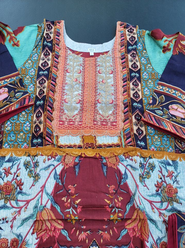 Pakistani Stitched Embroidery Lawn Suit Ready To Ship