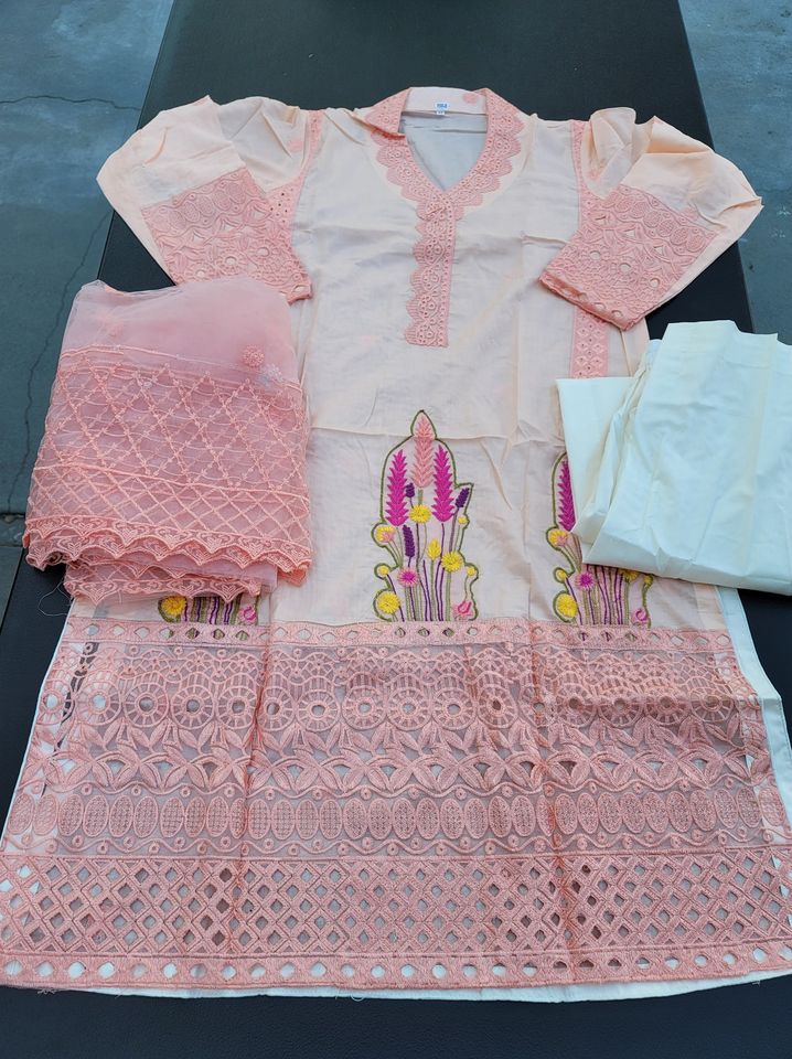 Pakistani Stitched Embroidery Lawn Ready To Ship