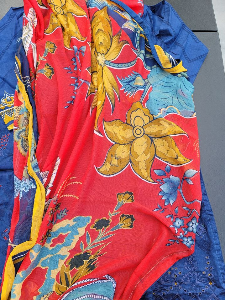 Pakistani Stitched Embroidery Lawn Suit Ready To Ship