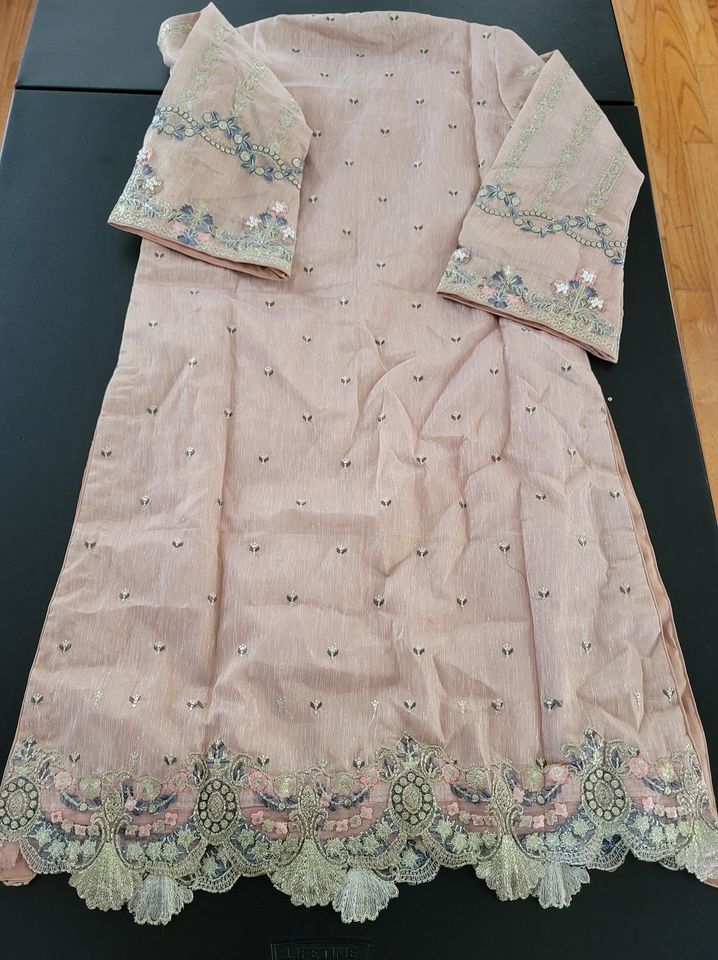 Pakistani Stitched Embroidery Party Wear Dresses Ready To Ship