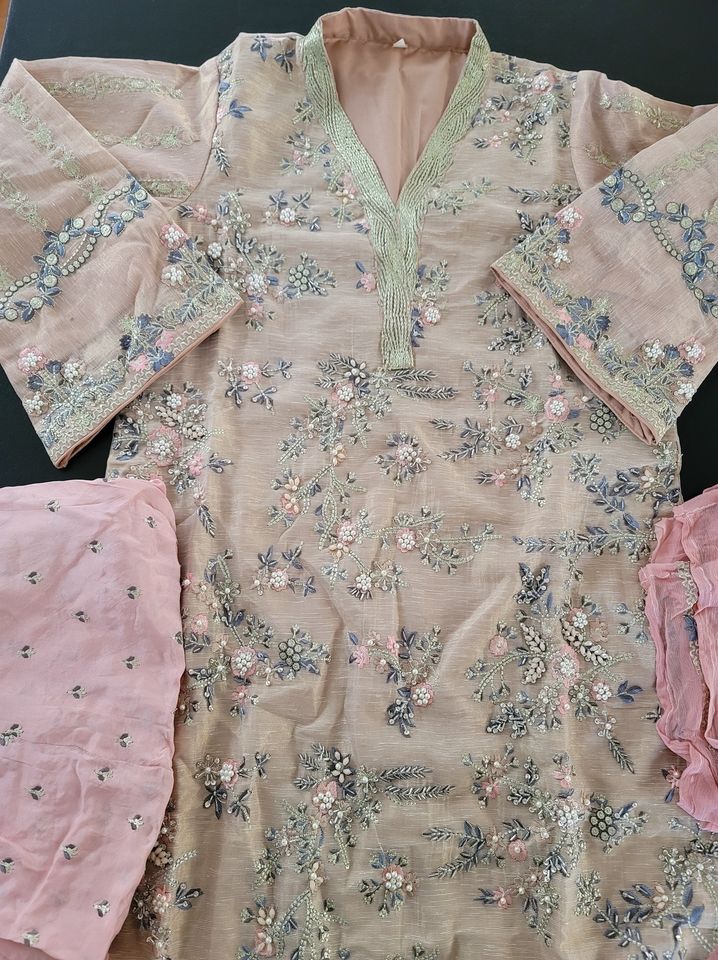 Pakistani Stitched Embroidery Party Wear Dresses Ready To Ship