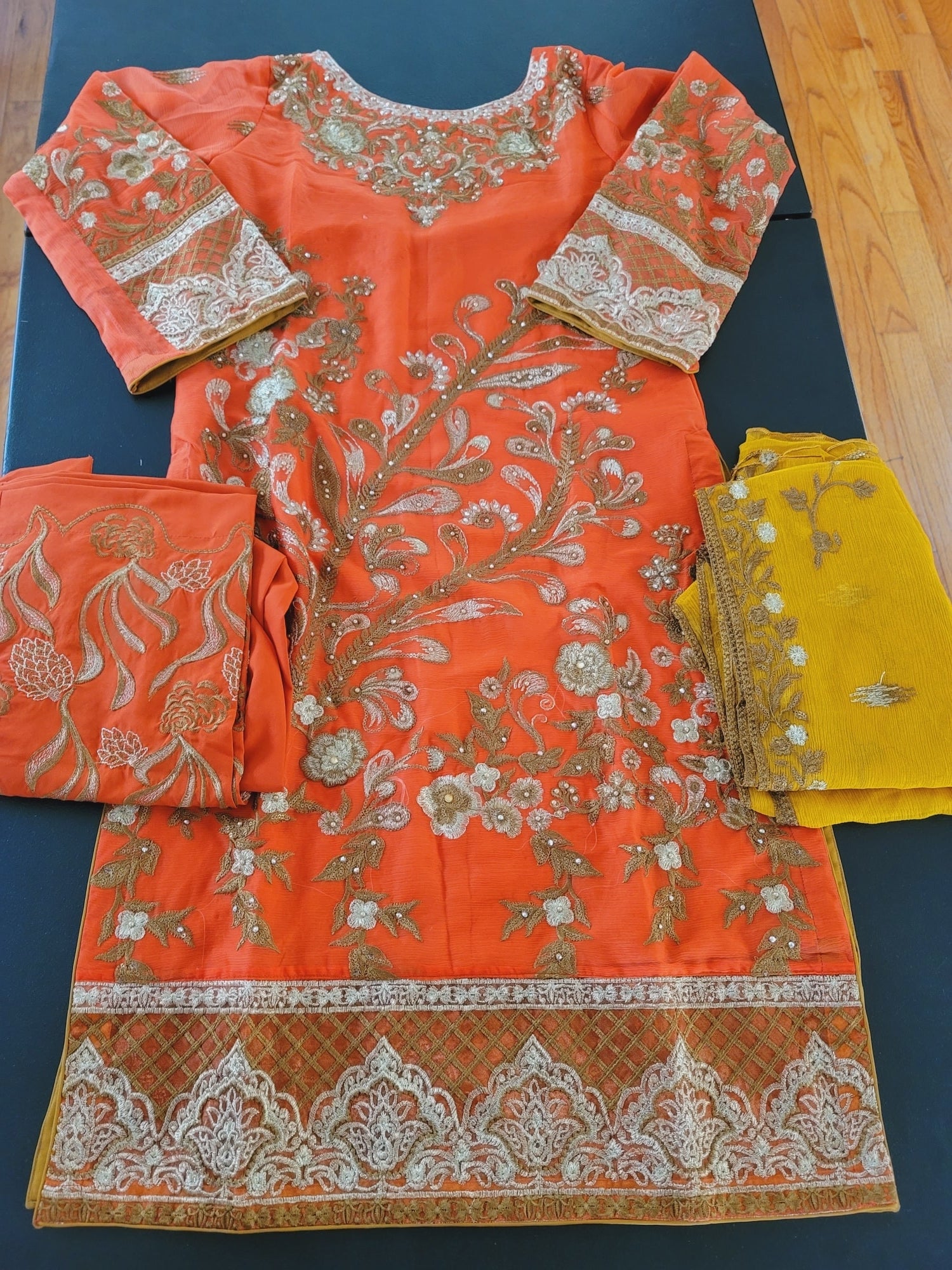 Pakistani Stitched Embroidery Party Wear Dresses Ready To Ship