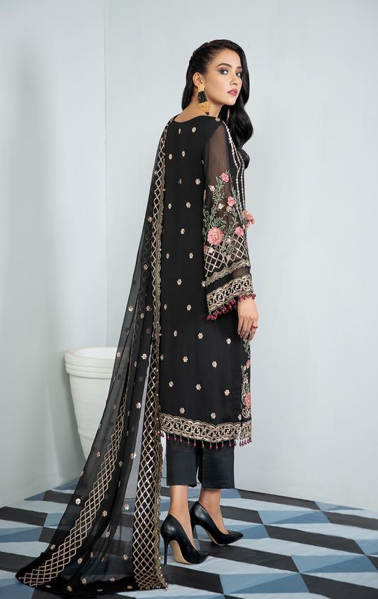 Alizeh Embroidered Chiffon Collection 2021-100% Original Guaranteed