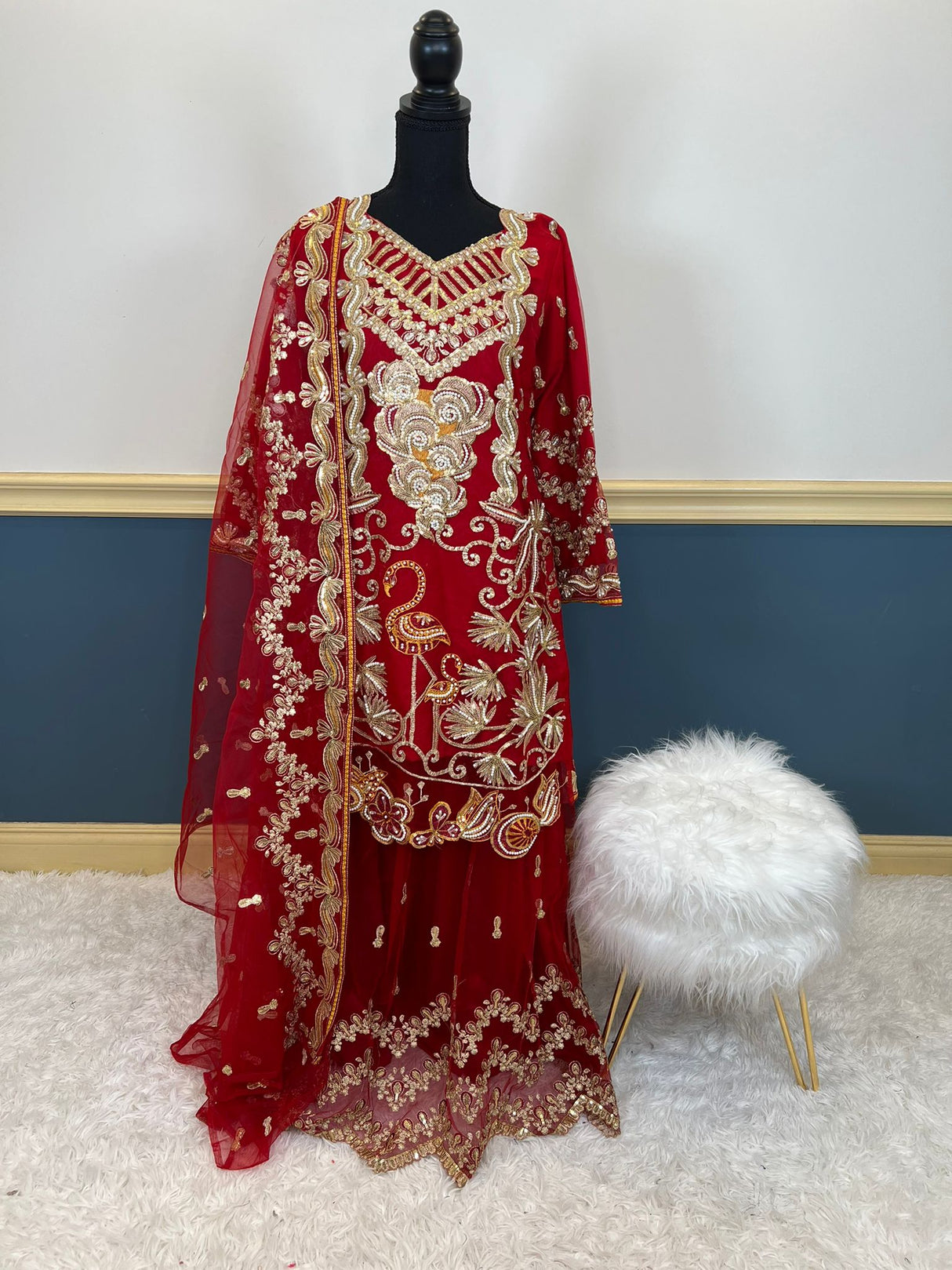 Pakistani Embroidered Party wear  Ready To Ship