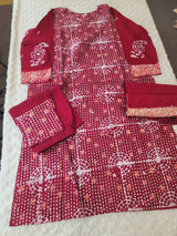 Bangladeshi batik salwer kamiz