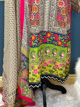 Pakistani Stitched Embroidered lawn Salwar kameez ready to ship