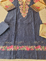 Pakistani Stitched lawn Embroidered Salwar kameez ready to ship