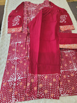 Bangladeshi batik salwer kamiz