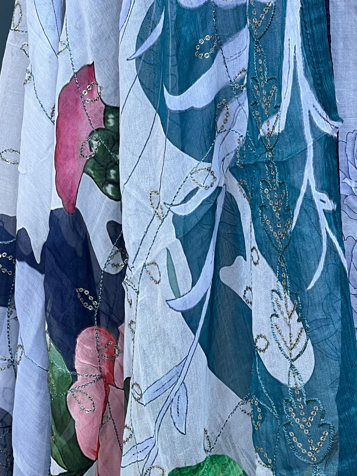 Pakistani Stitched lawn Embroidered Salwar kameez ready to ship