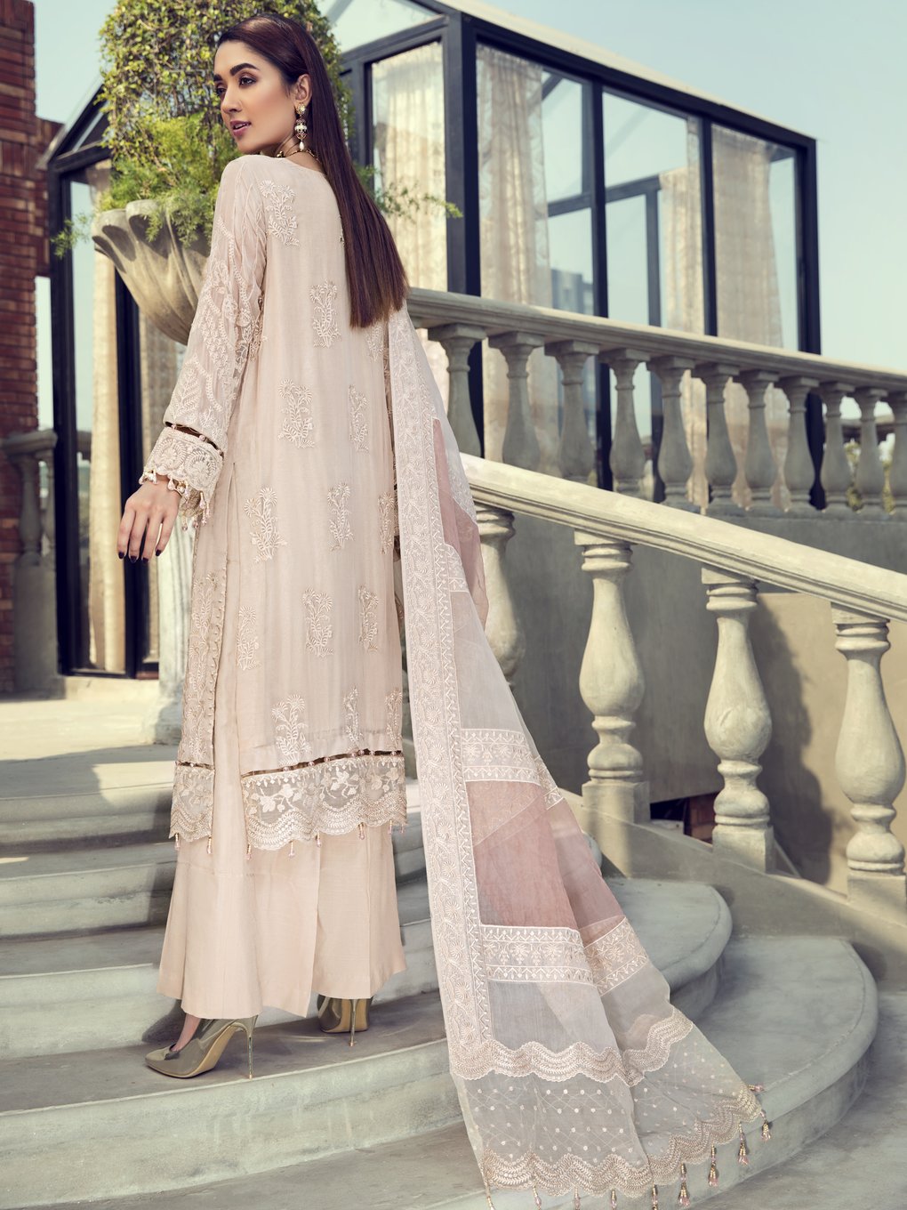 Resham Ghar Luxury Embroidered Chiffon Collection 2021 -100% Original Guaranteed