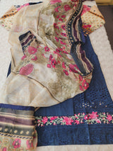 Pakistani Stitched lawn Embroidered Salwar kameez ready to ship