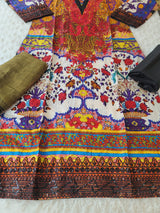 Pakistani Stitched lawn Embroidered Salwar kameez ready to ship