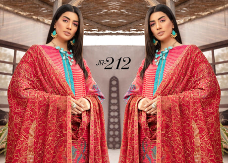 NAMAEESH by Johra Embroidered Lawn Collection 2021 -100% Original Guaranteed