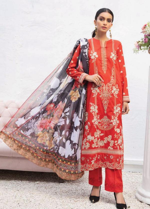 FALAK By Johra Embroidered Lawn Collection 2021 -100% Original Guaranteed