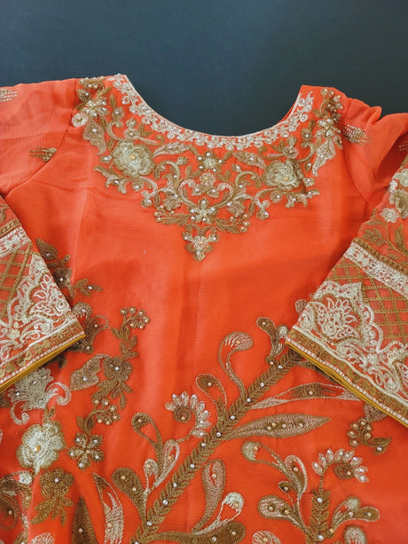 Pakistani Stitched Embroidery Party Wear Dresses Ready To Ship