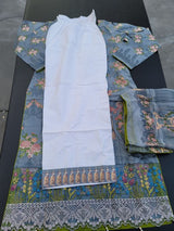 Pakistani Stitched Embroidery Lawn Suit Ready To Ship