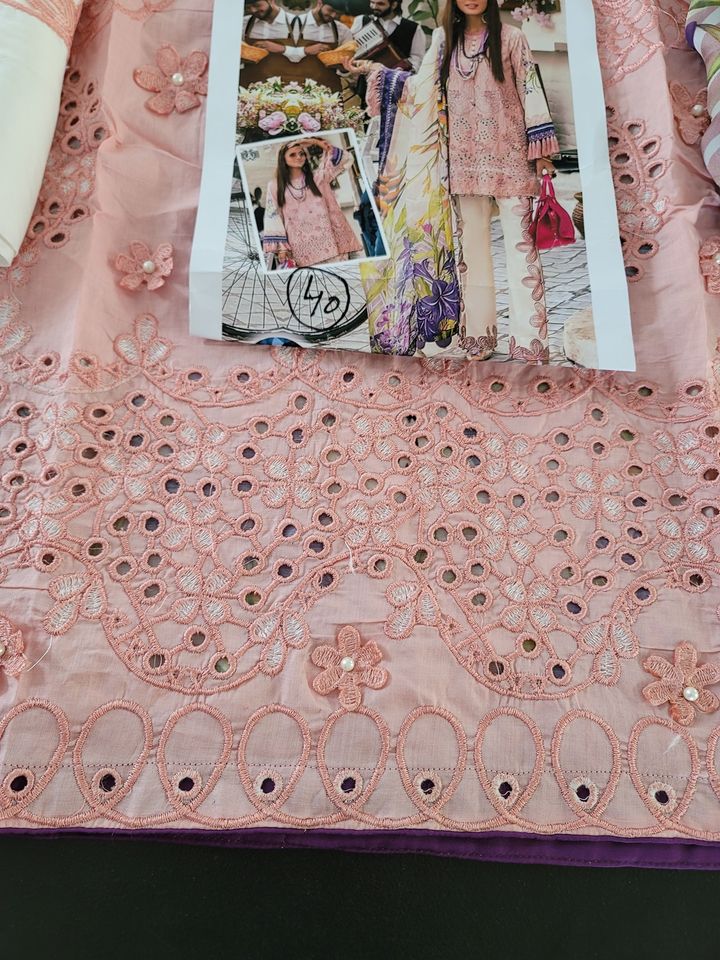 Pakistani Stitched Embroidery Lawn Suit Ready To Ship