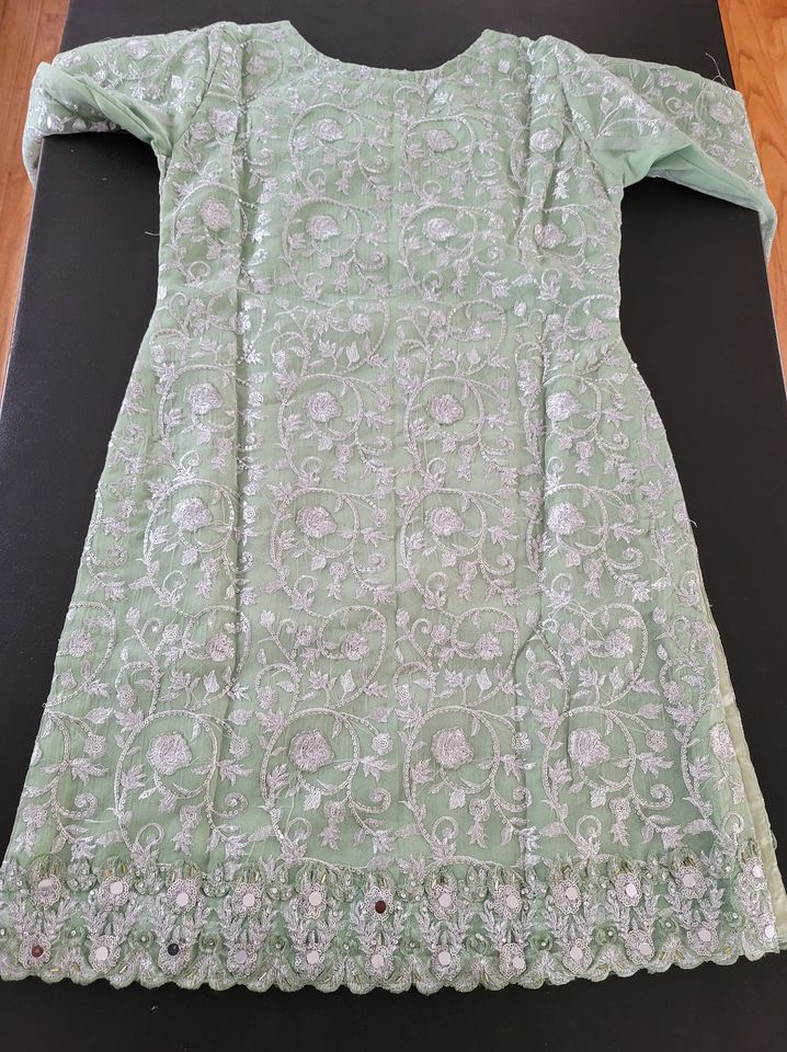 Pakistani Stitched Embroidery Party Wear Dresses Ready To Ship