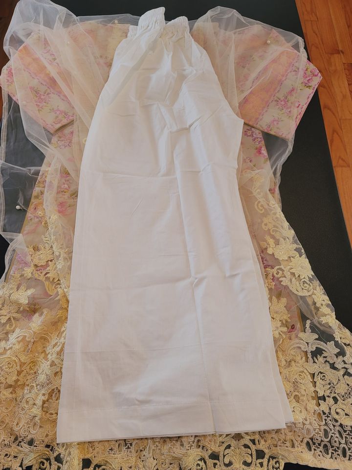 Pakistani Stitched Embroidery Lawn Suit Ready To Ship