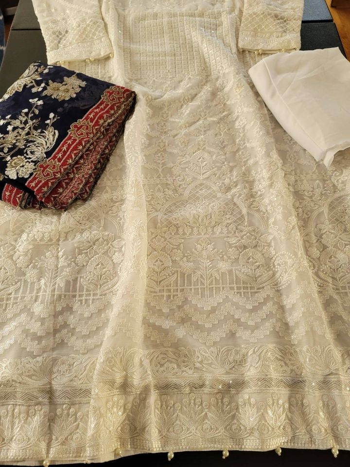 Pakistani Stitched Embroidery Party Wear Dresses Ready To Ship