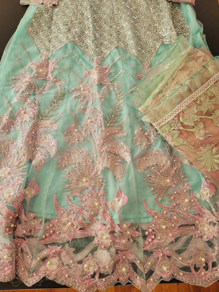 Pakistani Stitched Embroidery Party Wear Dresses Ready To Ship