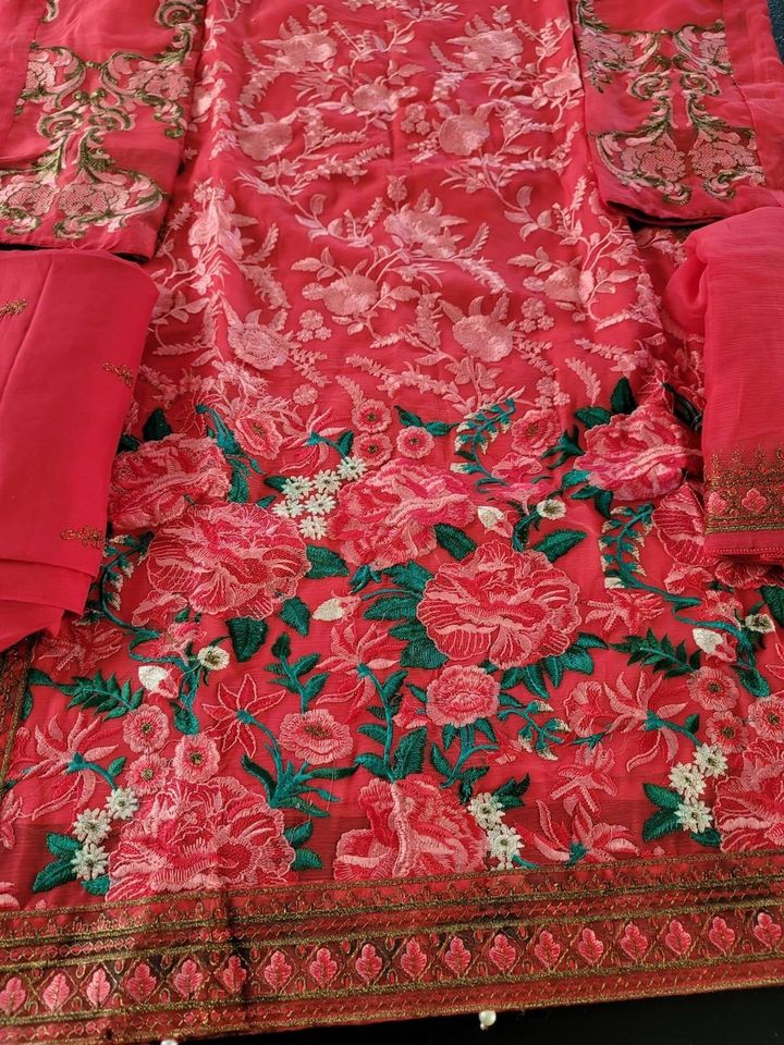 Pakistani Stitched Embroidery Party Wear Dresses Ready To Ship