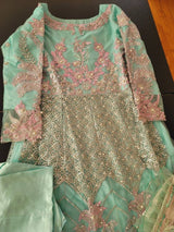 Pakistani Stitched Embroidery Party Wear Dresses Ready To Ship