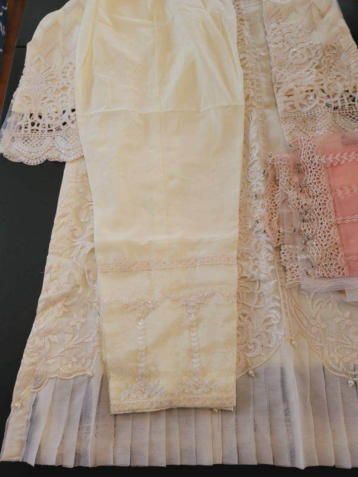 Pakistani Stitched Embroidery Party Wear Dresses Ready To Ship