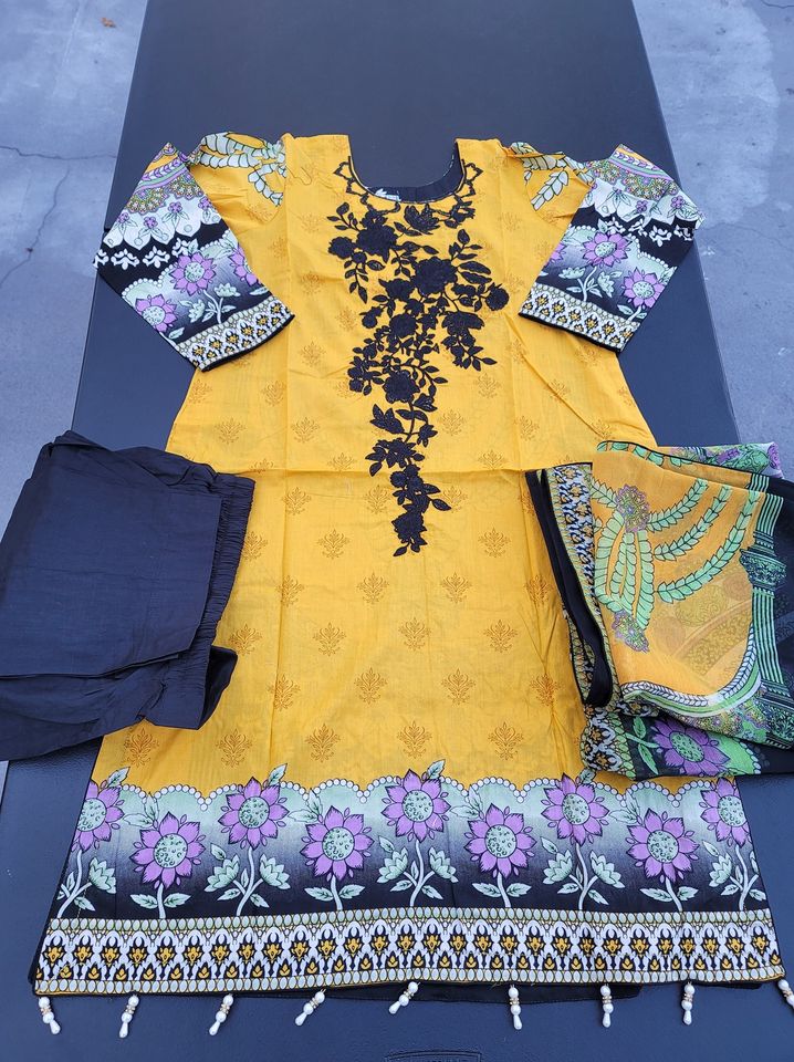 Pakistani Stitched Embroidery Lawn Suit Ready To Ship