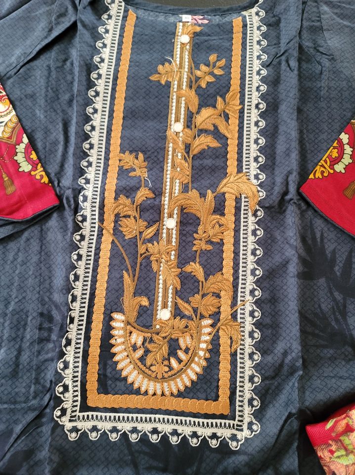 Pakistani Stitched Embroidery Lawn Suit Ready To Ship