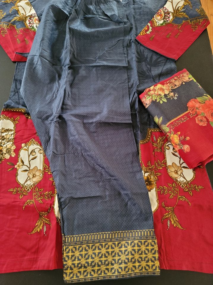 Pakistani Stitched Embroidery Lawn Suit Ready To Ship