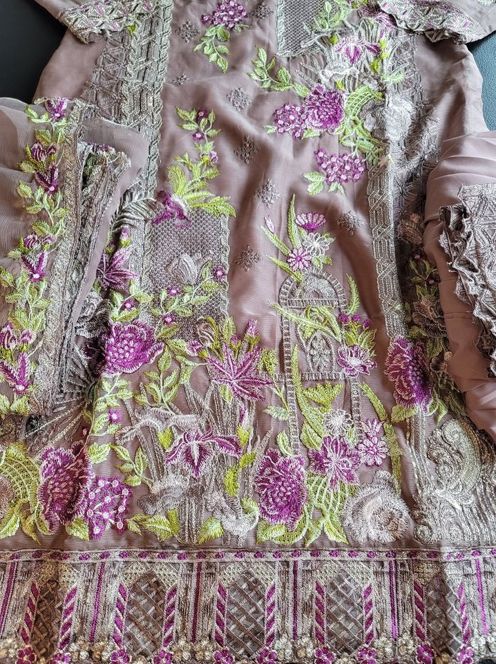 Pakistani Stitched Embroidery Party Wear Dresses Ready To Ship