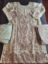 Pakistani Stitched Embroidery Party Wear Dresses Ready To Ship