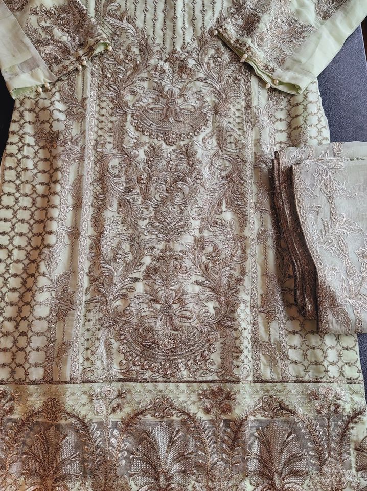 Pakistani Stitched Embroidery Party Wear Dresses Ready To Ship