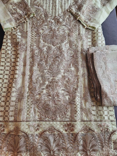 Pakistani Stitched Embroidery Party Wear Dresses Ready To Ship