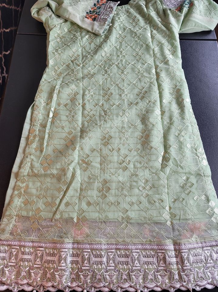 Pakistani Stitched Embroidery Party Wear Dresses Ready To Ship