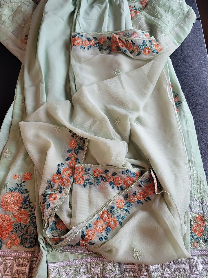 Pakistani Stitched Embroidery Party Wear Dresses Ready To Ship