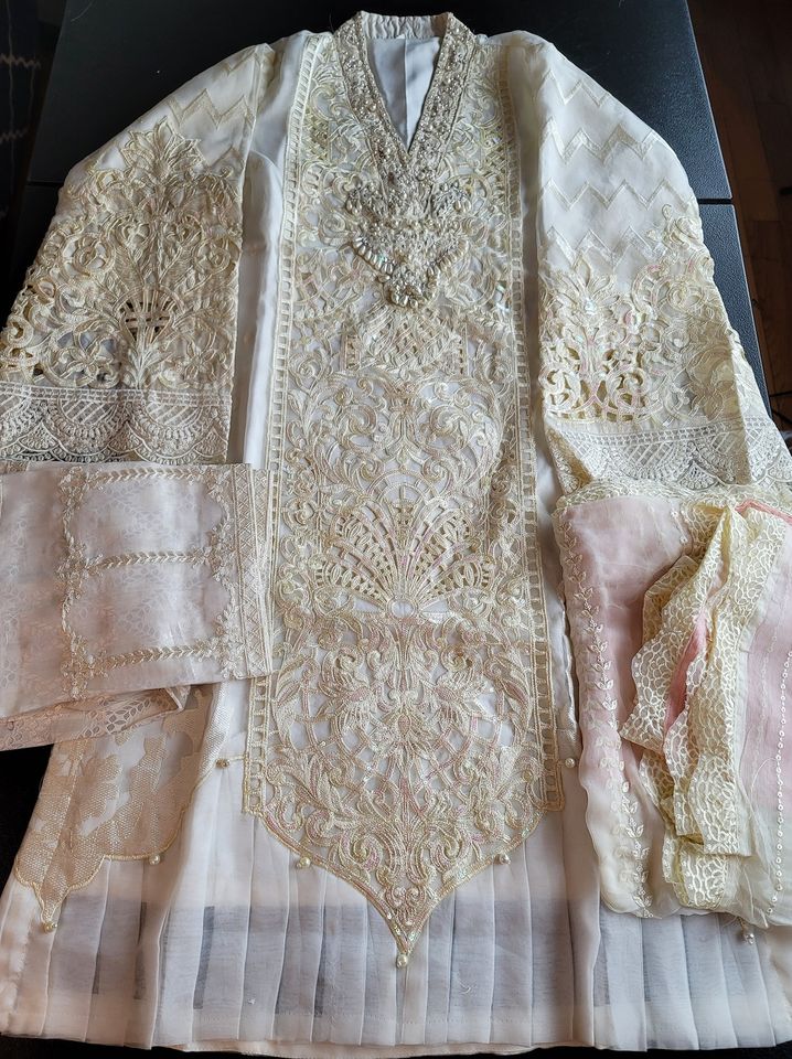 Pakistani Stitched Embroidery Party Wear Dresses Ready To Ship