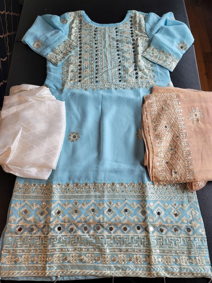 Pakistani Stitched Embroidery Party Wear Dresses Ready To Ship