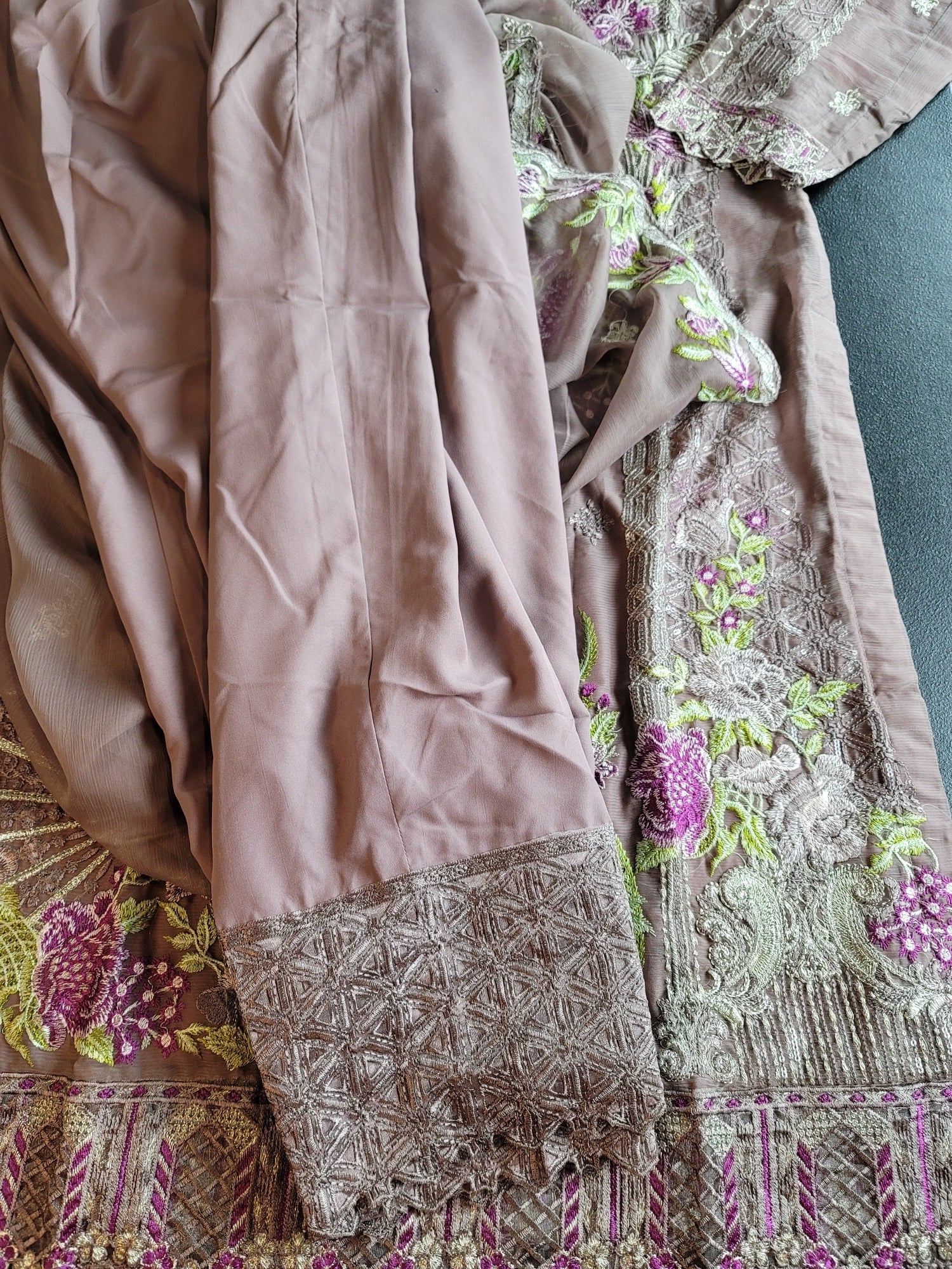 Pakistani Stitched Embroidery Party Wear Dresses Ready To Ship