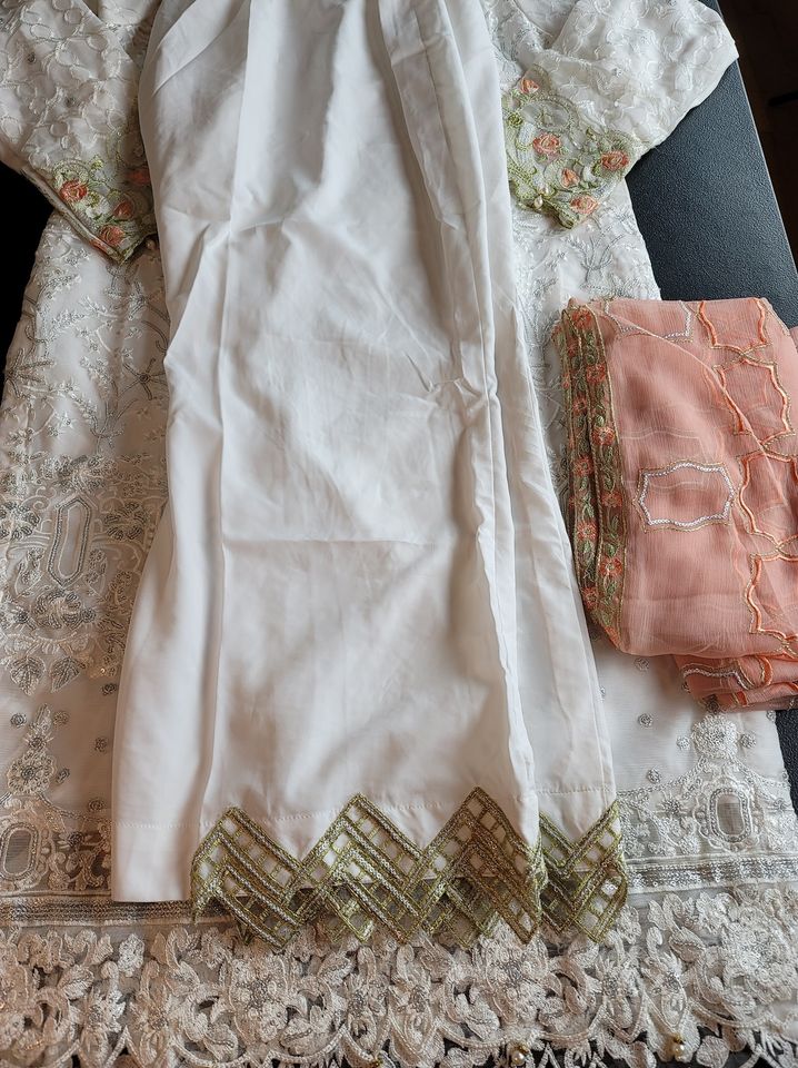 Pakistani Stitched Embroidery Party Wear Dresses Ready To Ship