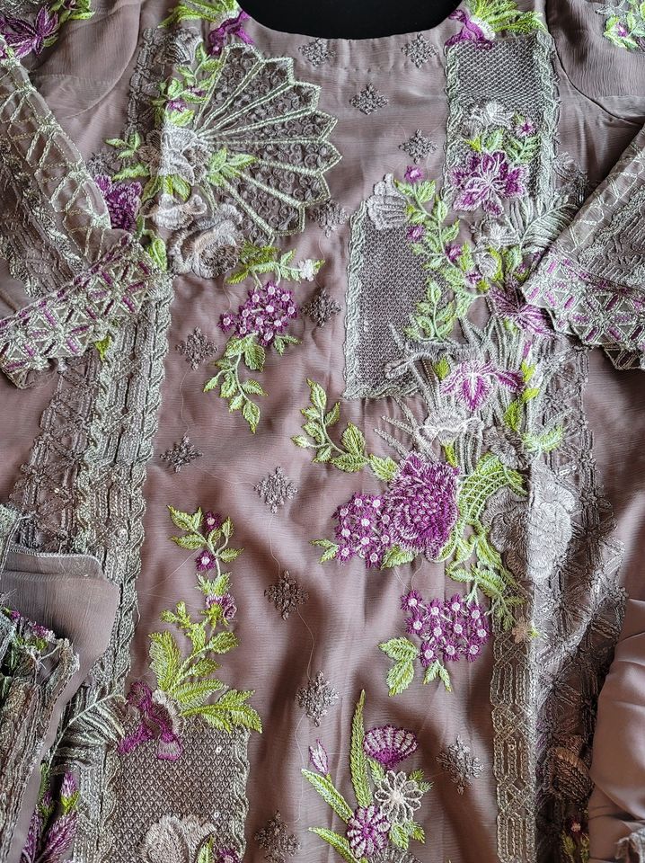 Pakistani Stitched Embroidery Party Wear Dresses Ready To Ship