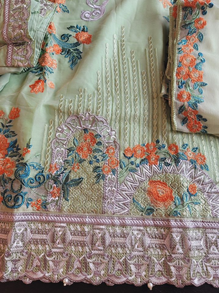 Pakistani Stitched Embroidery Party Wear Dresses Ready To Ship