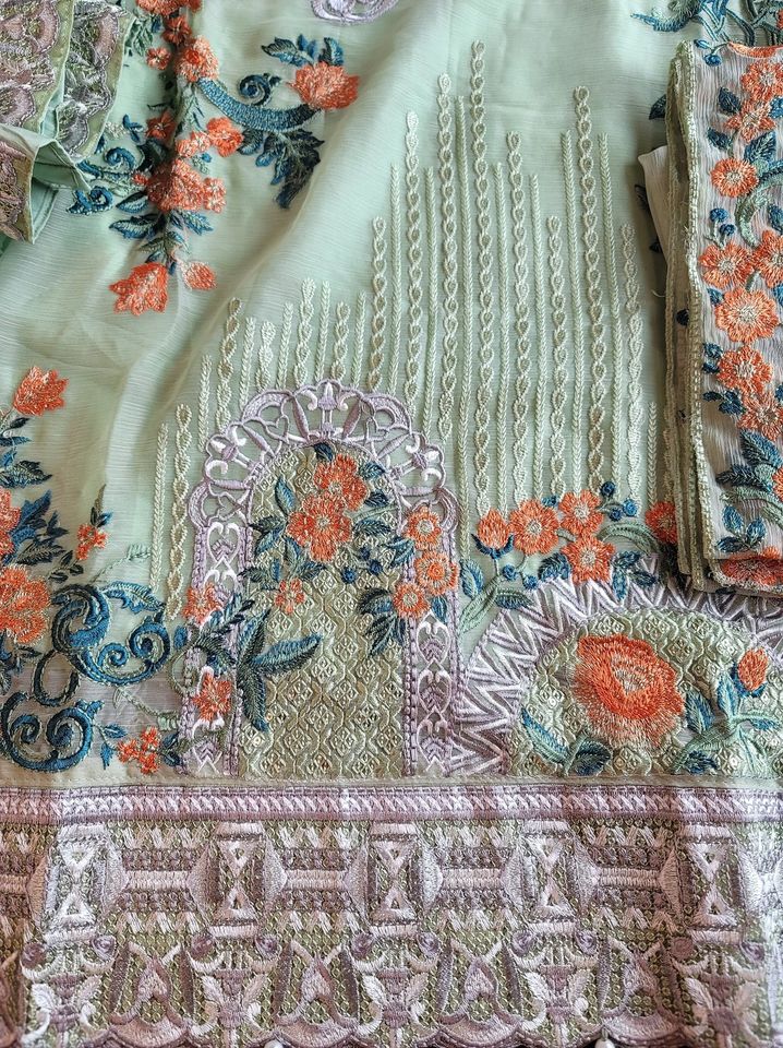 Pakistani Stitched Embroidery Party Wear Dresses Ready To Ship