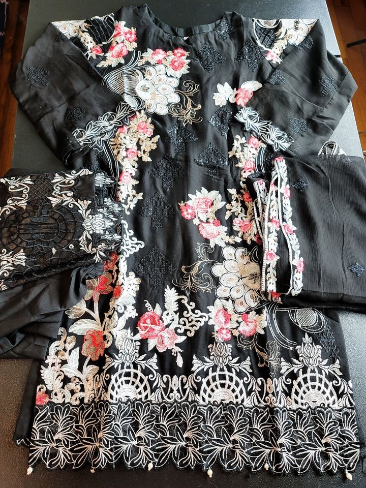 Pakistani Stitched Embroidery Party Wear Dresses Ready To Ship